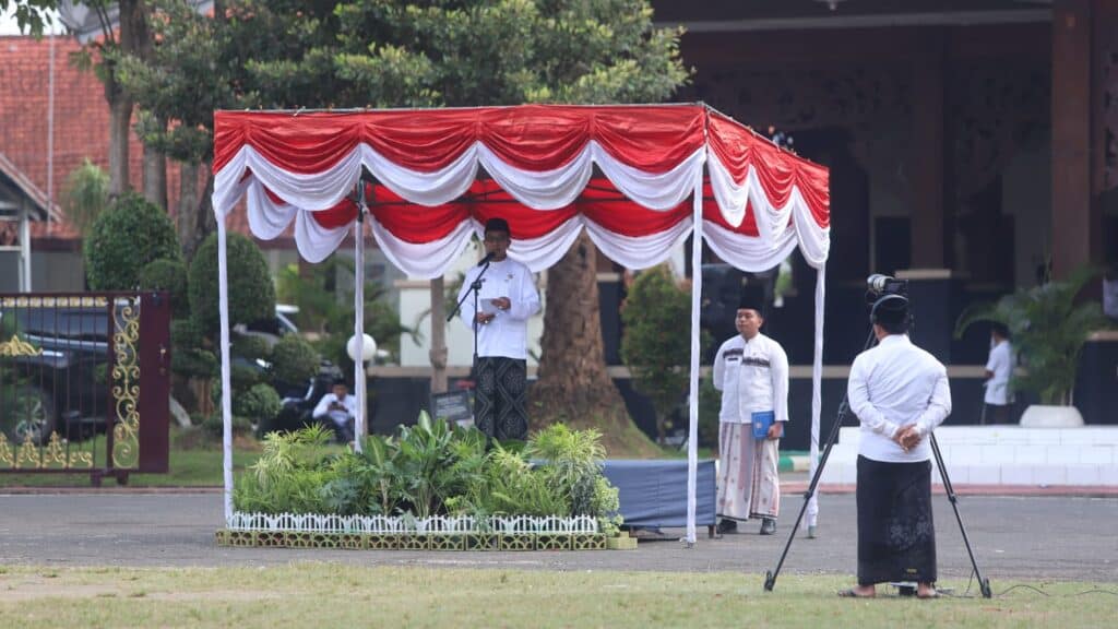 Pimpin Apel HSN 2025, Bupati Pamekasan Sampaikan Pesan Menag RI