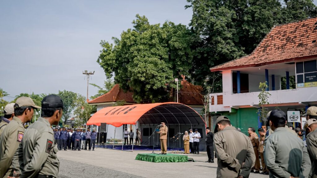 Antisipasi Bencana, Bupati Pamekasan Pimpin Apel Trantibum dan Kesiapsiagaan