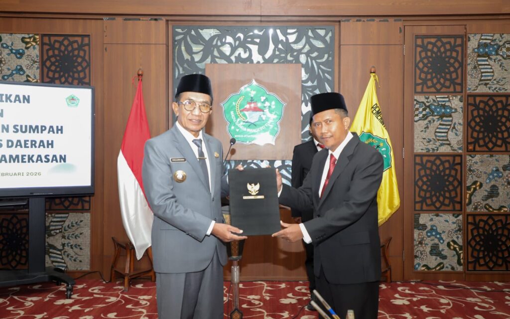 Lewat Manajemen Talenta, Bupati Pamekasan Lantik Taufikurrachman Sebagai Sekretaris Daerah