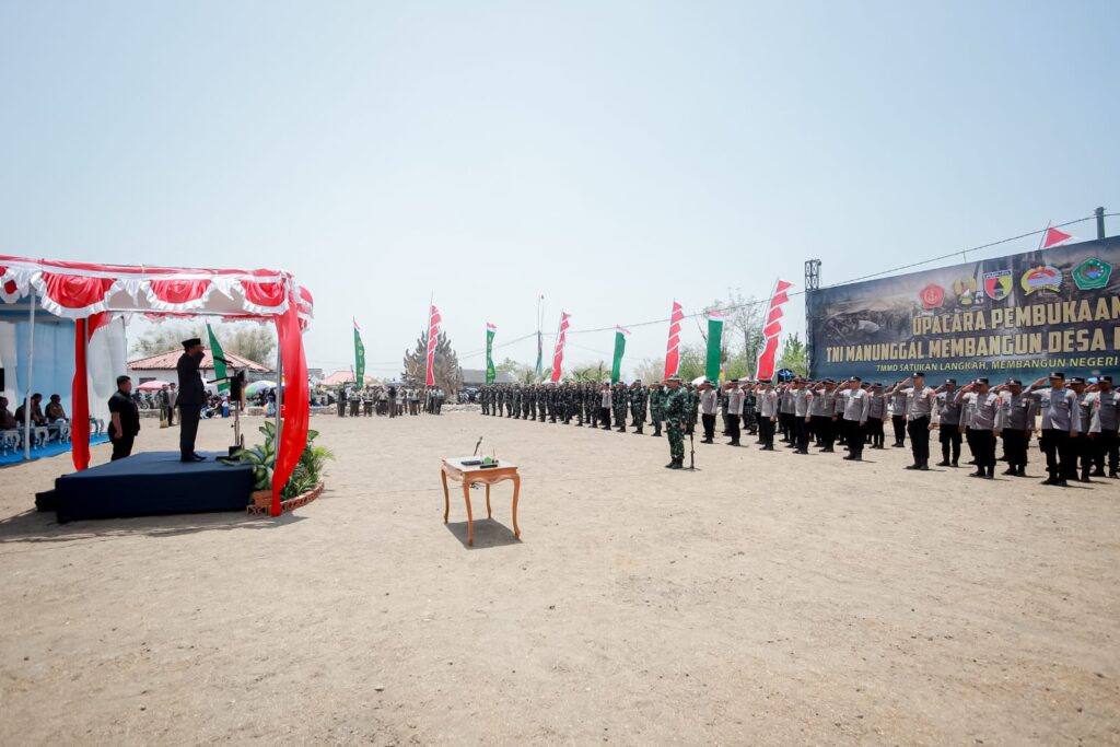 Bupati Pamekasan Buka TMMD ke-130, Dorong Pemerataan Pembangunan Desa